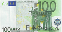 ユーロ 100ユーロ紙幣表