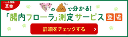 腸内フローラ測定サービスのバナー